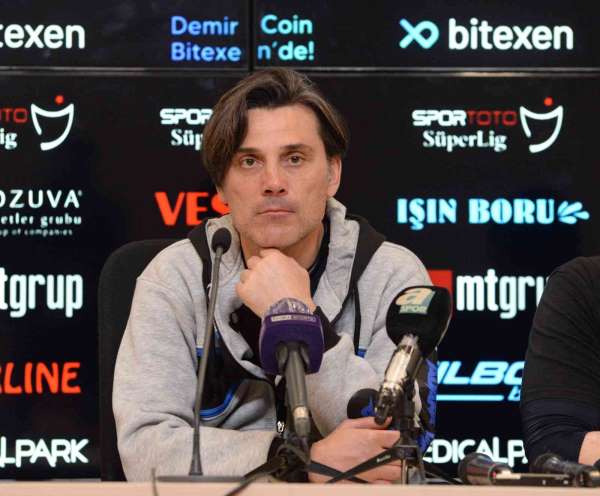 Montella: 'Rakipler Adana Demirspor'dan korkuyor'