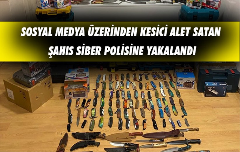 Samsun'da sosyal medya üzerinden kesici alet satan şahıs SİBER polisine yakalandı