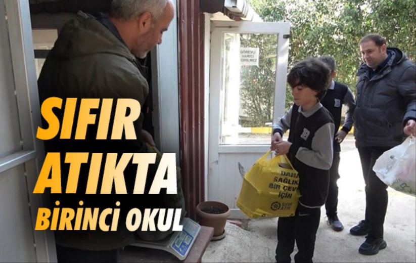 Samsun'da sıfır atıkta birinci okul: Baruthane Ortaokulu 