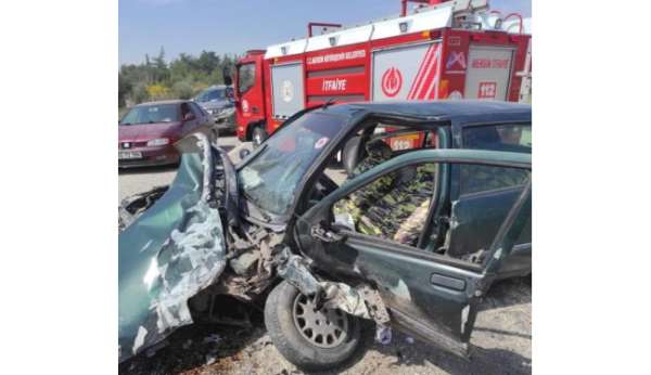 Tarsus'ta trafik kazasında 1 kişi yaralandı