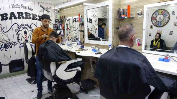 Van'da berberlerden 'bayram tıraşı' uyarısı