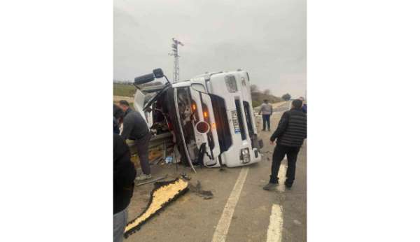 Tekirdağ'da feci kaza: Tır şoförü hayatını kaybetti