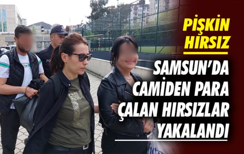 Samsun'da camideki yardım kumbarasından para çalan 2 kişi tutuklandı