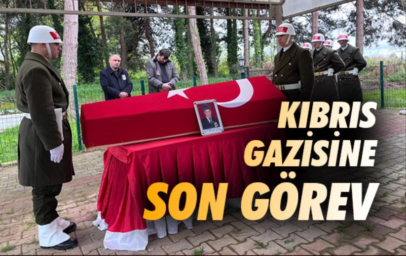 Kıbrıs gazisine Samsun'da son görev