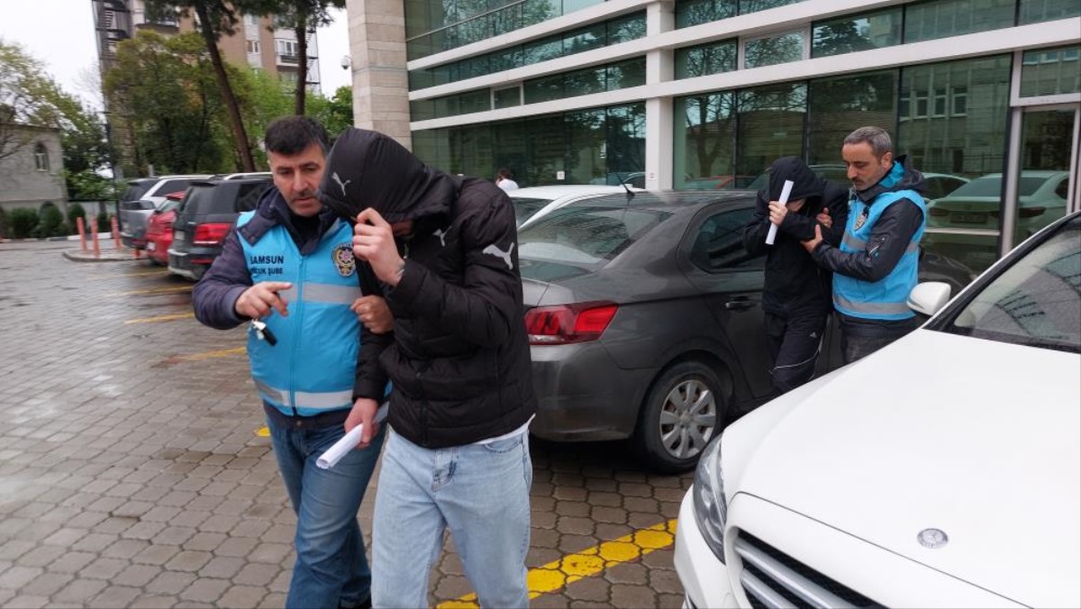 Samsun'da okulda öğretmeni hastanelik eden 2 maganda tutuklandı