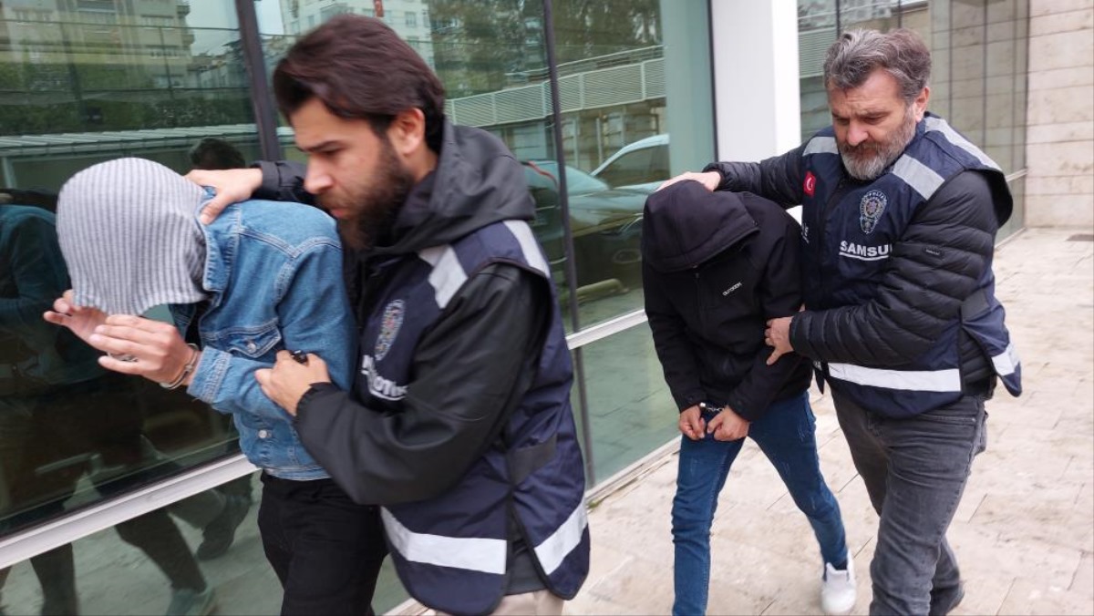 Samsun'da uyuşturucu ticaretinden 2 kişi adliyeye sevk edildi