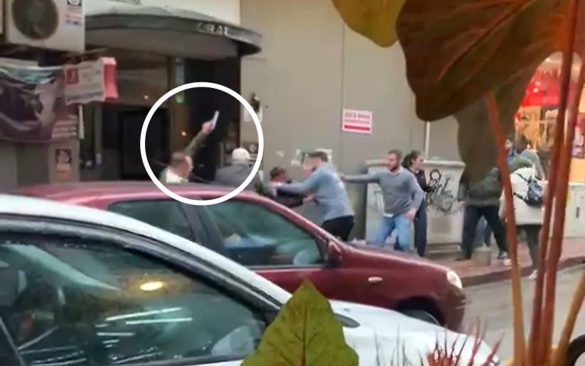 Samsun'da kavgayı ayırmak isteyen uzman çavuş havaya ateş açtı