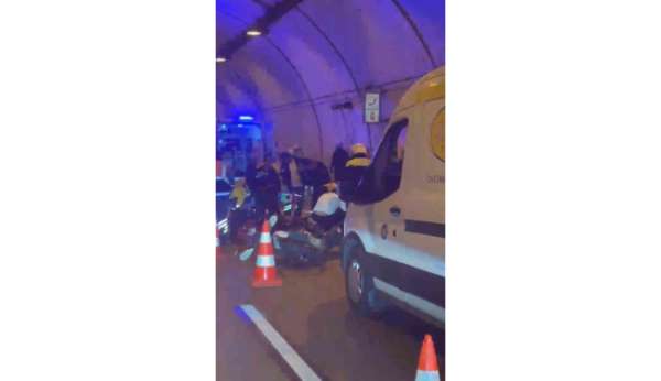 Dolmabahçe Tüneli'nde kaza yapan motosiklet sürücüsü hayatını kaybetti