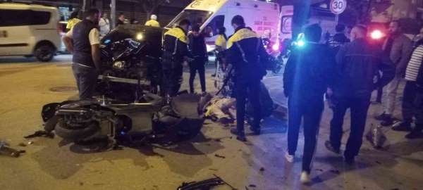 Gemlik'te feci kaza: 1 ağır yaralı