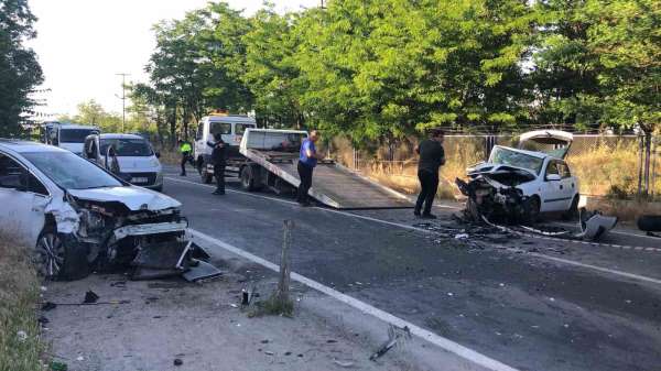 Çorlu'da zincirleme kaza: 6 yaralı