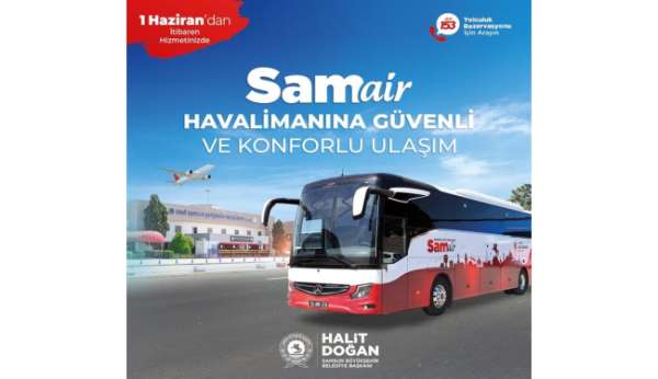 Havalimanı servis hizmetleri SAMAIR ile yapılacak