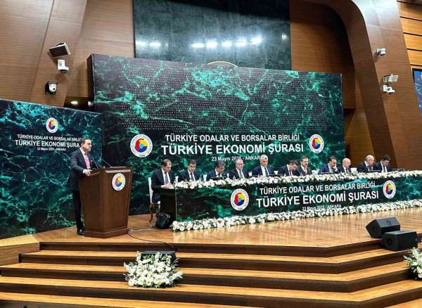 Başkan Kasapoğlu, ekonomi şurasında konuştu; 'Sanayici direniyor, destek şart'