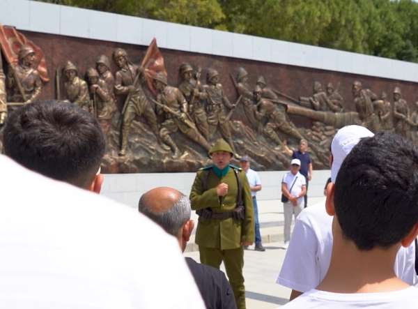 Şehitler Abidesi'nde Müzeler Haftası'na özel anlamlı gösteri