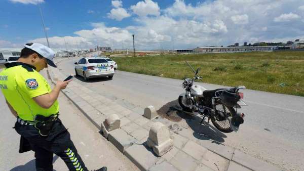 Karaman'da motosiklet kazası: 1 yaralı