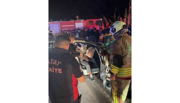 Samandağ'da trafik kazası : 6 yaralı