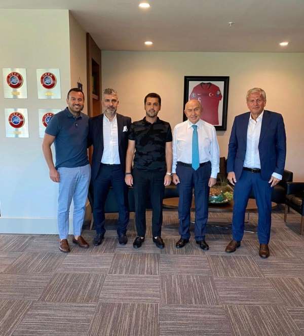 B.B. Erzurumspor Kulübü'nden TFF Başkanı Nihat Özdemir'e nezaket ziyareti 