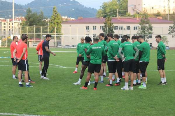 Giresunspor, Adana Demirspor maçı hazırlıklarını sürdürüyor 