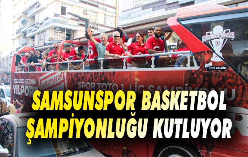 Samsunspor Basketbol Şampiyonluğu Kutluyor 