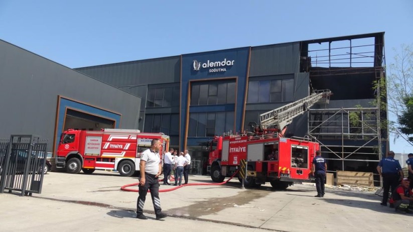 Samsun'da fabrika yangını ekipleri harekete geçirdi