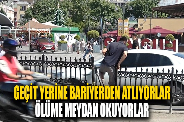 Samsun'da yayaların ölümle dansı: Geçit yerine bariyerden atlıyorlar
