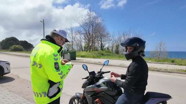 Sinop'ta 'sıfır can kaybı' hedefiyle motosiklet seferberliği