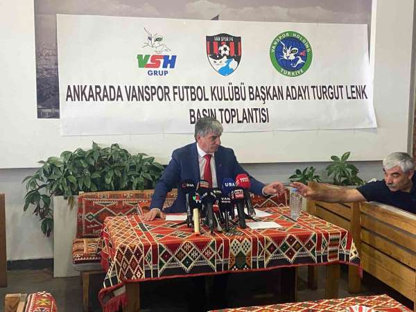 Turgut Lenk: 'Vanspor'u gerektiği yerde Süper Lig'e çıkarma çabamız olacak'
