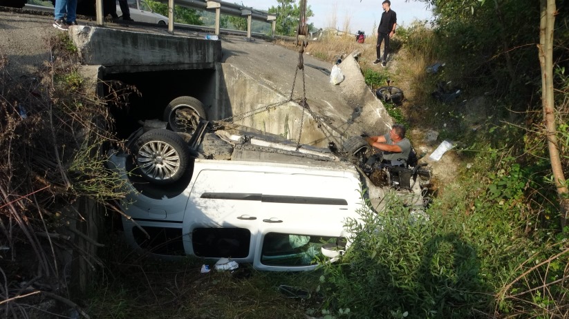 Samsun'da bayram dönüşü yaşanan kaza bir aileyi yok etti