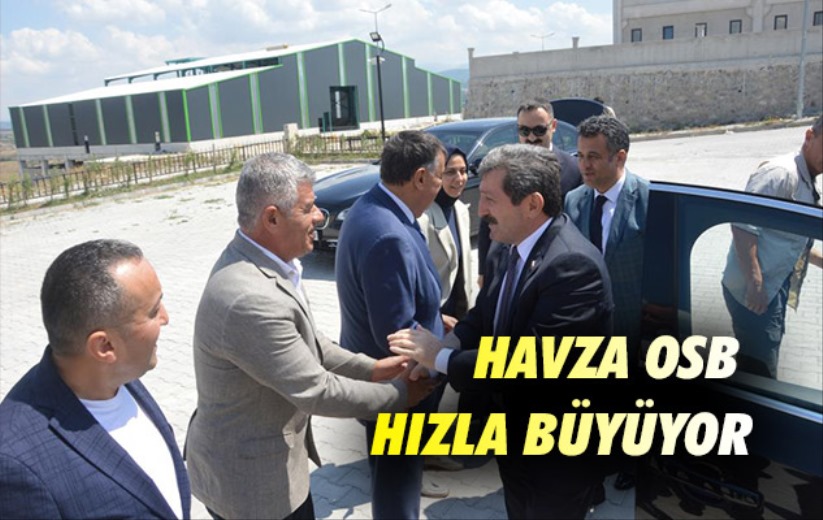 Havza OSB hızla büyüyor