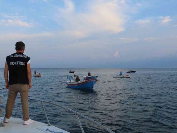 Trabzon'da palamut denetimi