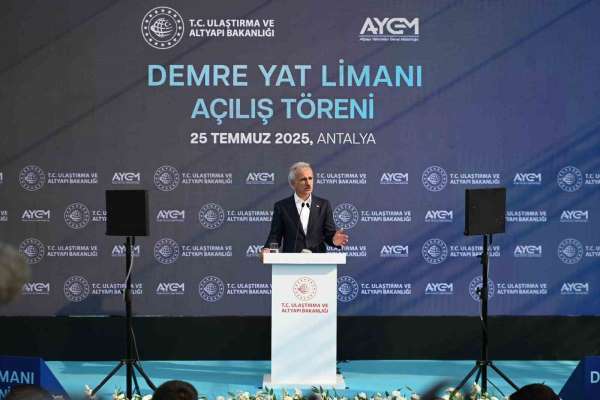 Bakan Uraloğlu: 'Türkiye'yi uluslararası yat turizminin vazgeçilmez destinasyonu haline getirdik'