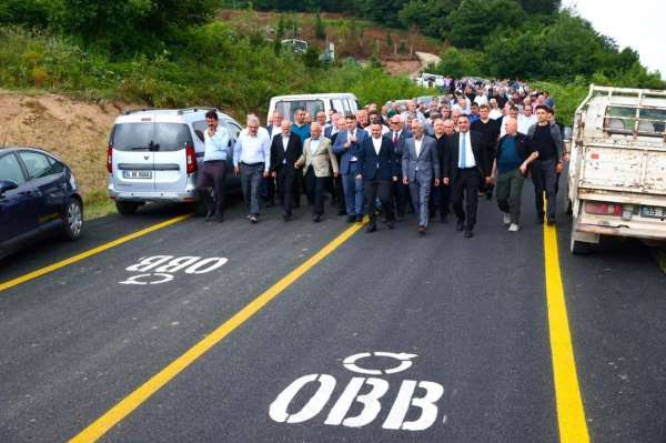 Ulubey'de 5 kilometrelik grup yolu hizmete açıldı