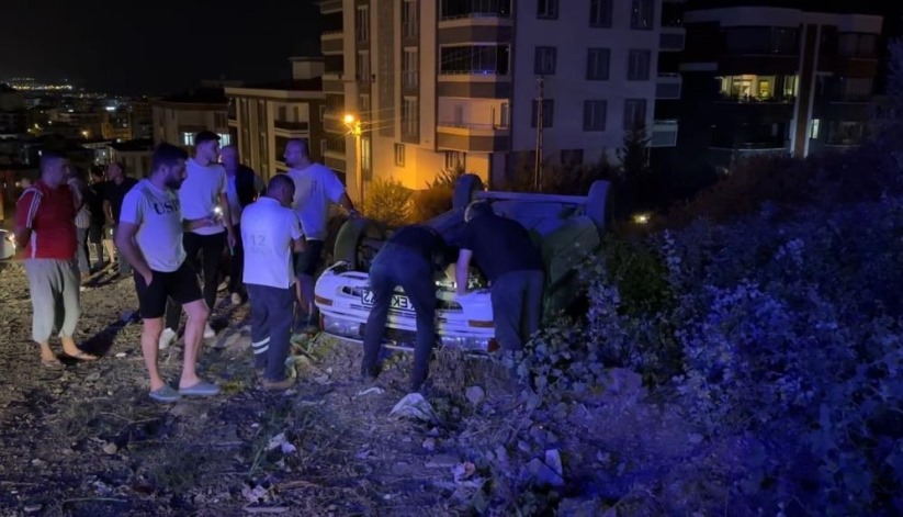 Samsun'da otomobil takla attı: 1 ölü