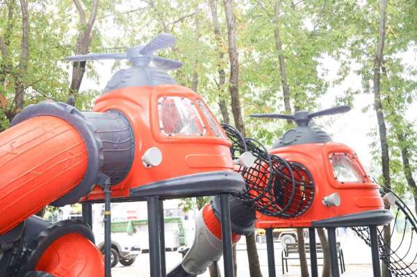 Çocuklara ilham veren havacılık konseptli park hizmete girdi