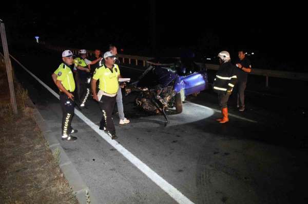 Edirne'deki kazada ağır yaralı sürücü hayatını kaybetti