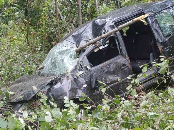 Trabzon'da trafik kazası 1 ölü, 2 yaralı