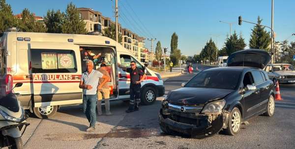 Tavşanlı'da trafik kazası, 1 yaralı