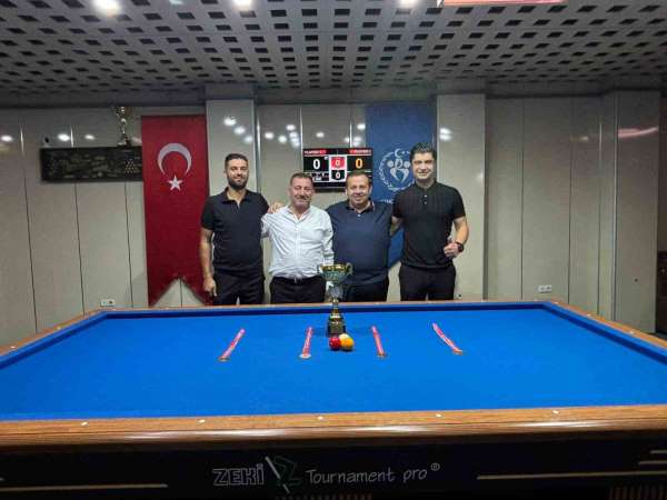 Erciyes Takımlar 3 Bant Bilardo Şampiyonası yapıldı