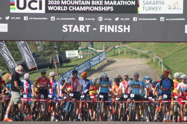 Dünya Dağ Bisikleti Maraton Şampiyonası'nda start verildi