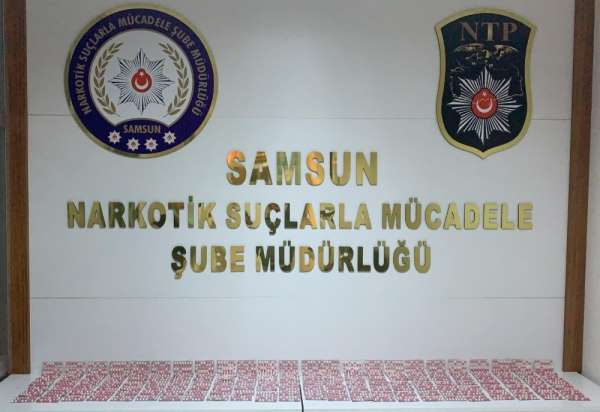 Samsun'da 2 bin 345 adet uyuşturucu hap ele geçirildi: 3 gözaltı