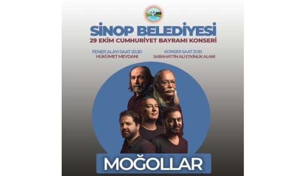 Sinop Belediyesi'nden Cumhuriyet Bayramı'nda konser