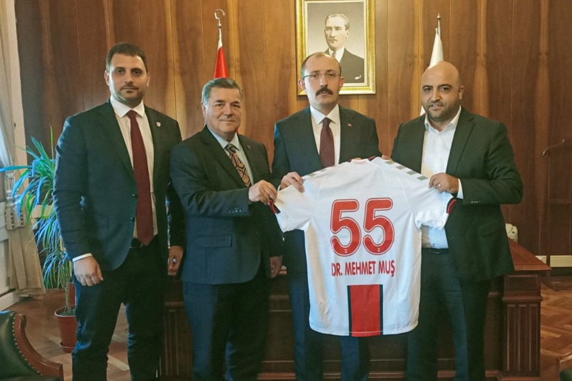 Samsunspor Başkanvekili Bilen'den TBMM Plan Ve Bütçe Komisyonu Başkanı Muş'a Ziyaret