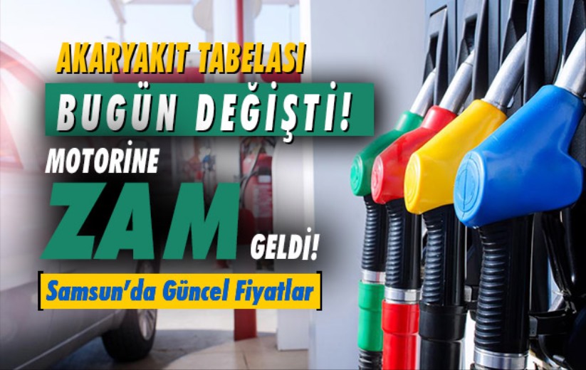 Akaryakıt tabelası bugün değişti! Samsun'da motorin ve benzinde güncel fiyatlar...