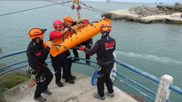 Samsun'da ekipler afet hazırlığını test etti
