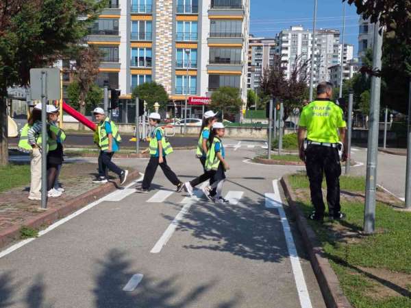 İlkadım'da çocuklar öğreniyor, trafik bilinci gelişiyor