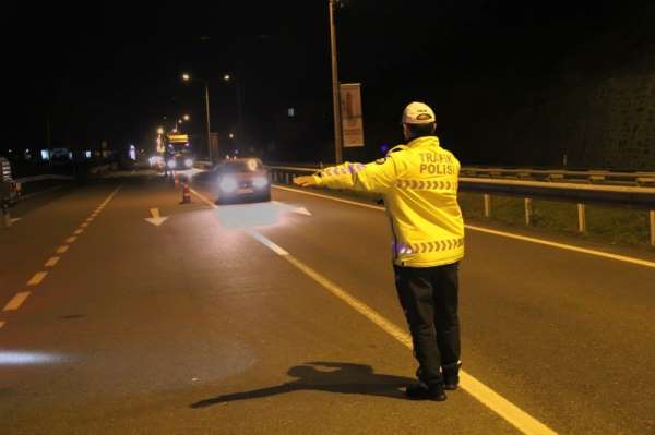 Ordu'da son bir haftada 30 sürücünün sürücü belgesine el konuldu 