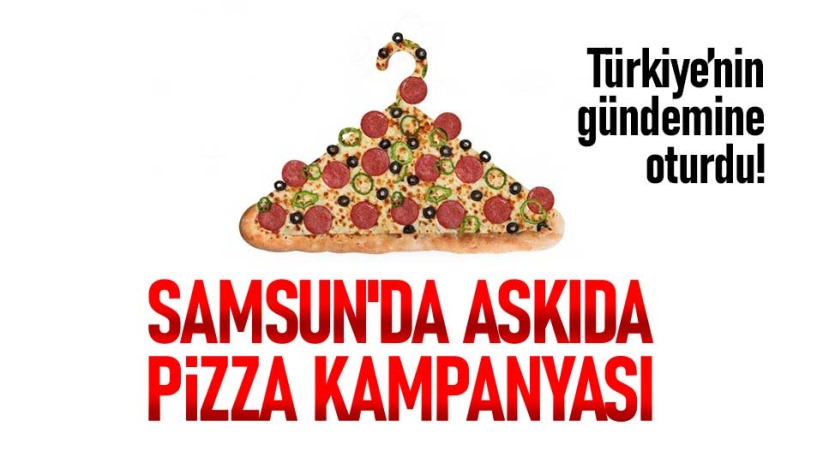 Samsun'da Kızılay'dan Askıda Pizza