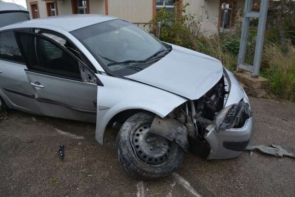 Sinop'ta trafik kazası 1 yaralı - Sinop haber