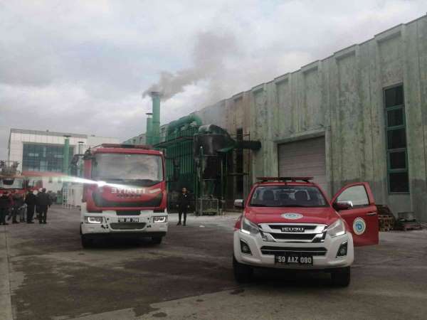 Fabrikada yangın sonrası patlama: 2 yaralı - Tekirdağ haber