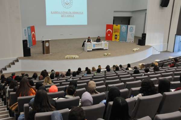 Munzur Üniversitesi'nden Kadın Yönelik Şiddetle Mücadele semineri - Tunceli haber