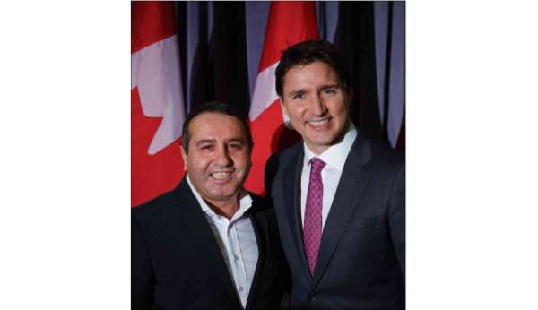 Türk iş adamı Mert, Kanada Başbakanı Trudeau ile bir araya geldi - Ankara haber